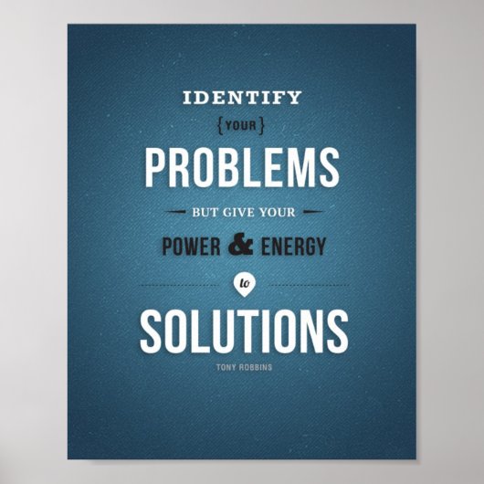 Energy To Solutions - Impression d'art de 8 po x 1 (Devant)