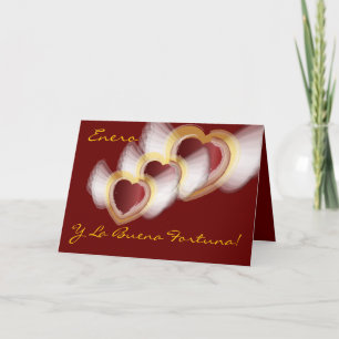 "Enero Y La Buena Fortuna" — Aanpassen Feestdagen Kaart