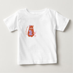 Enfance Joy mignonne ours bébé T-shirt
