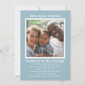 Enfant Adoption Photo Party Invitation Modèle (Devant)