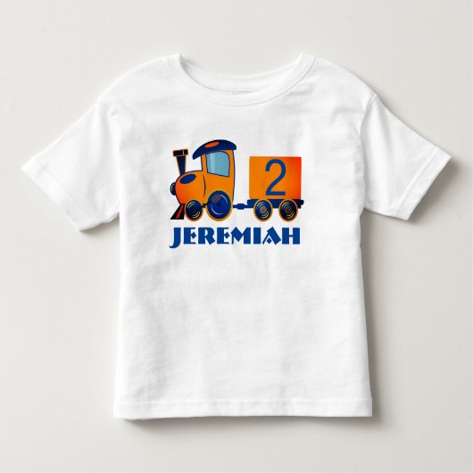 Enfant Âge Anniversaire Train Toddler T-shirt (Devant)