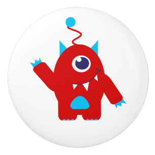 Enfant alien monophtalme dessiner ou poignée de po