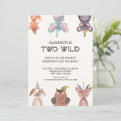 Enfant animal mignon sans sexe Invitation (Debout devant)