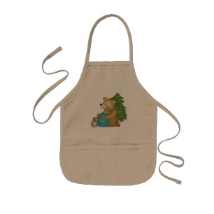 Enfant Camping Ours Camper tablier cuisine