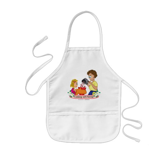 Enfant Cuisson avec le tablier de Nonnie (Devant)