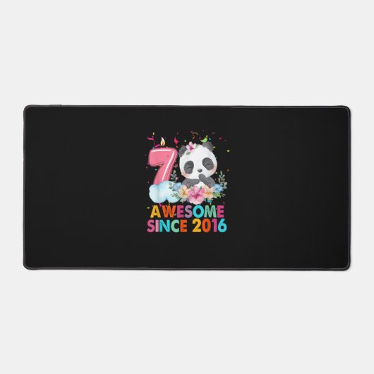 Enfant de 7 ans Incroyable depuis 2016 Panda 7e an (Recto)