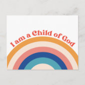 Enfant de Dieu Carte Postale Arc-en-ciel Mignon  (Devant)