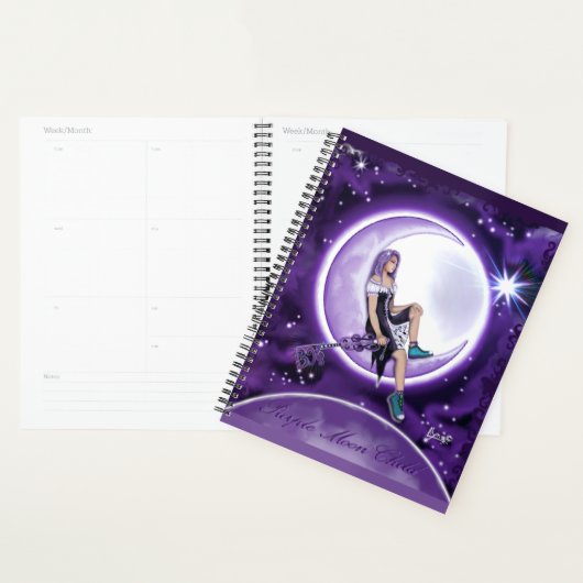 Enfant de lune violette (Devant avec enveloppe)