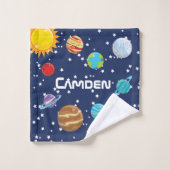 Enfant de système solaire personnalisé (Gant de toilette)