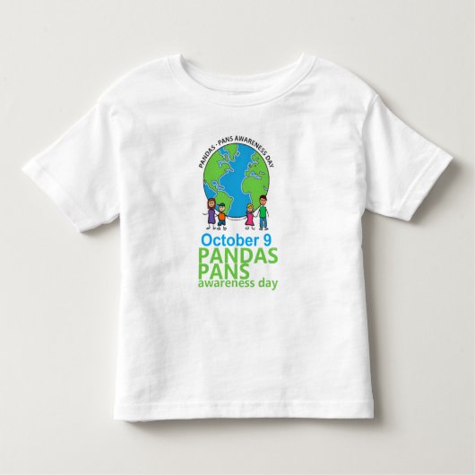 Enfant de T-shirt de jour de conscience de (Devant)