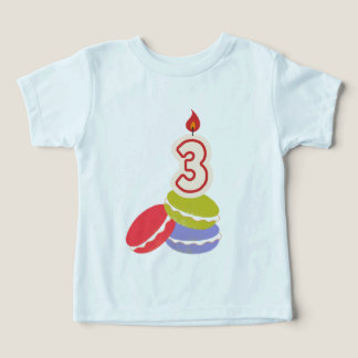 Enfant de trois ans Bonne chemise d'anniversaire