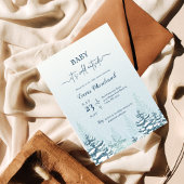 Enfant d'hiver invitation bébé il fait froid dehor