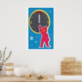Enfant d'horloge de Noël - Impression de boîte d'a (Cuisine)