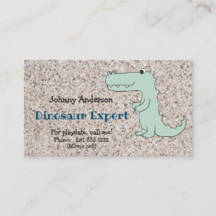 Enfant Dinosaure Carte de visite Pour Garçon Playd