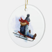 Enfant dormant Ornement de Noël (Gauche)