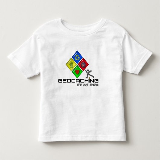 Enfant en bas âge de T-shirt de Geocaching (Devant)