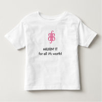 Enfant en bas âge Milkin il allaitant le T-shirt