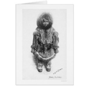 Enfant en fourrure Nome Alaska 1920
