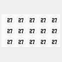 étiquettes imperméables pour 1 à 3 joueurs de voll