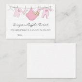 Enfant fille vêtements ligne Carte de visite de tr (Devant / Derrière)