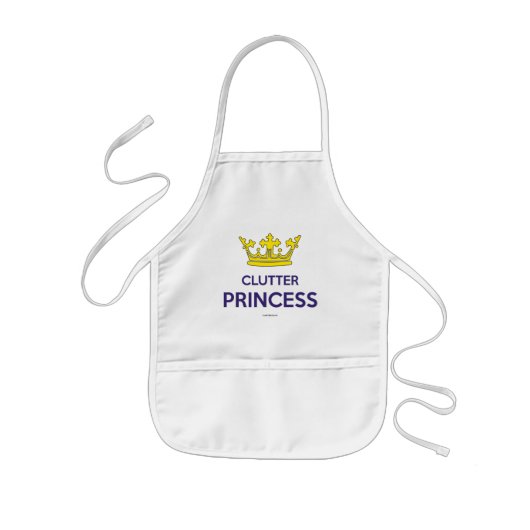 Enfant Filles princesse" tablier "de pagaille (Devant)