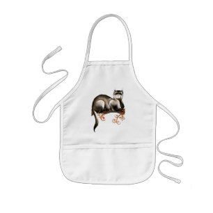 Enfant Furet sur un tablier de branche