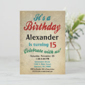 Enfant Invitation Anniversaire Ado Entre Enfants N (Debout devant)