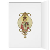 Enfant Jésus de Prague carte religieuse (Intérieur (Gauche))