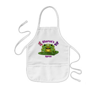 Enfant Joyeuse grenouille tablier pour enfants
