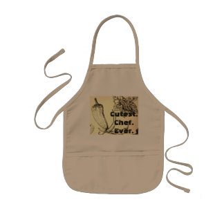 Enfant Le plus mignon. Chef. Jamais. tablier