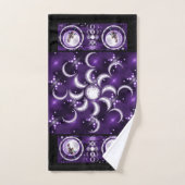 Enfant mauve lune (Serviette à main)