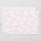 Enfant moderne fille Nom photo Faire-part de naiss (Dos)