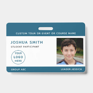 Enfant - Photo ID Badge Musique Visite de l'école 