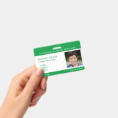 Enfant - Photo ID Badge Musique Visite de l'école  (Handheld)