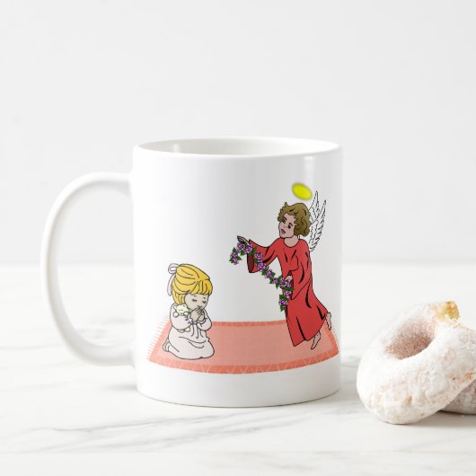 Enfant priant Mug (Avec donut)