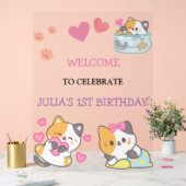 enfant rose et blanc bienvenue (Mariage)