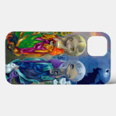 "Enfant Sun et enfant Lune" iPhone 6 Coque (Verso (horizontal))