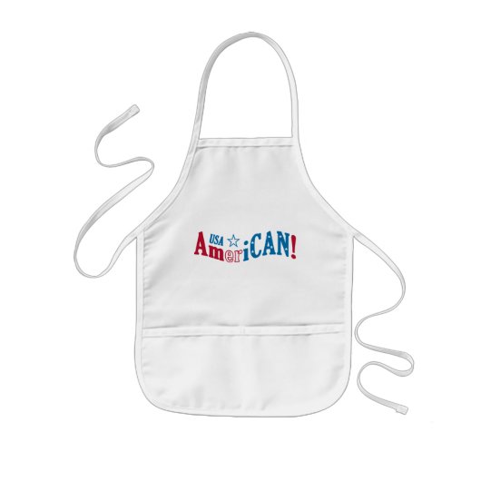 Enfant tablier AmeriCAN ! - choisir le style (Devant)