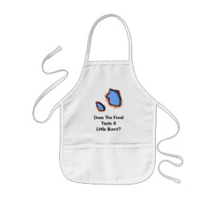 ENFANT TABLIER BRÛLÉ, NOURRITURE BRÛLÉE