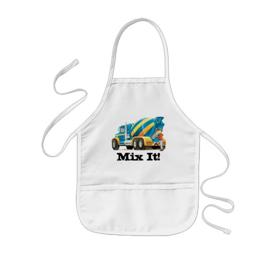 Enfant Tablier de chefs de camion fait sur commande de (Devant)