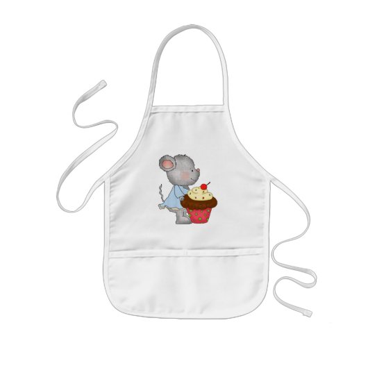 Enfant tablier de la souris Cupcake (Devant)