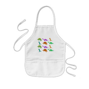 Enfant Tablier de motif de dinosaure