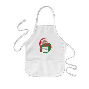 Enfant Tablier de Noël "Père Noël de la couleur présente"