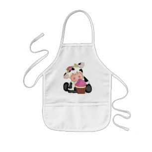 Enfant Tablier de vache à petit gâteau