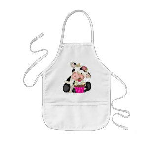 Enfant Tablier de vache à petit gâteau
