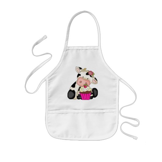 Enfant Tablier de vache à petit gâteau (Devant)
