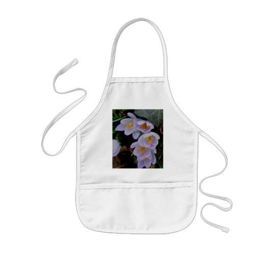 Enfant Tablier d'enfant de Crocus pourpre (Devant)