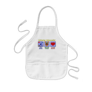 Enfant Tablier des esprits ouverts UU avec des symboles