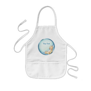 Enfant Tablier d'ours en peluche
