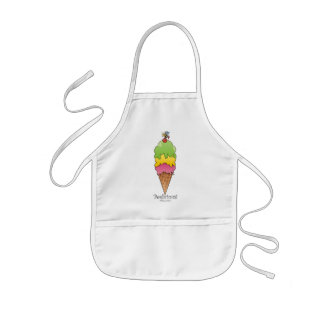 Enfant Tablier du cornet de crème glacée de l'enfant